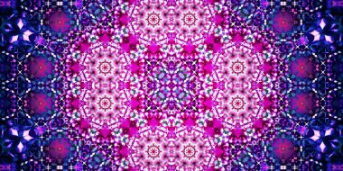 Kusursuz geniş desenler. Sanat dokusu simetriktir