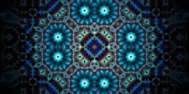 Kusursuz geniş desenler. Sanat dokusu simetriktir