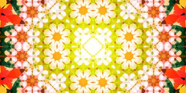 Kusursuz geniş desenler. Sanat dokusu simetriktir