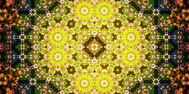 Kusursuz geniş desenler. Sanat dokusu simetriktir