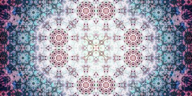 Kusursuz geniş desenler. Sanat dokusu simetriktir