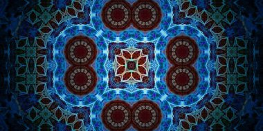 Kusursuz geniş desenler. Sanat dokusu simetriktir