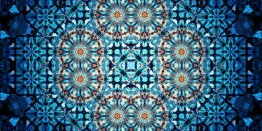 Kusursuz geniş desenler. Sanat dokusu simetriktir