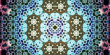 Kusursuz geniş desenler. Sanat dokusu simetriktir