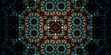 Kusursuz geniş desenler. Sanat dokusu simetriktir