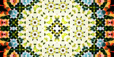 Kusursuz geniş desenler. Sanat dokusu simetriktir