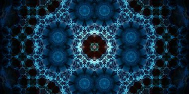 Kusursuz geniş desenler. Sanat dokusu simetriktir