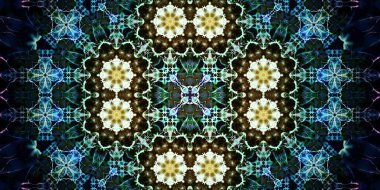 Kusursuz geniş desenler. Sanat dokusu simetriktir