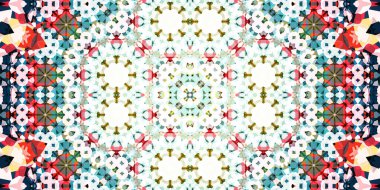 Kusursuz geniş desenler. Sanat dokusu simetriktir