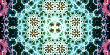 Kusursuz geniş desenler. Sanat dokusu simetriktir