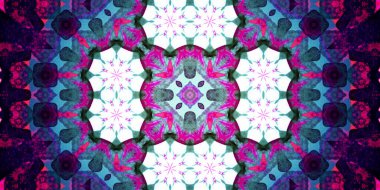 Kusursuz geniş desenler. Sanat dokusu simetriktir