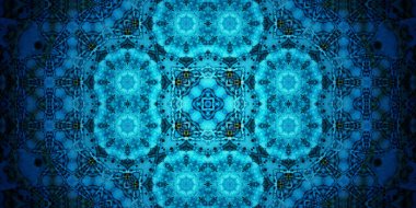 Kusursuz geniş desenler. Sanat dokusu simetriktir