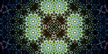 Kusursuz geniş desenler. Sanat dokusu simetriktir