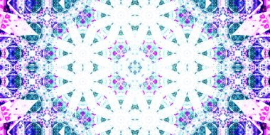 Kusursuz geniş desenler. Sanat dokusu simetriktir