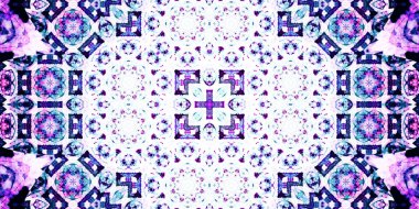 Kusursuz geniş desenler. Sanat dokusu simetriktir