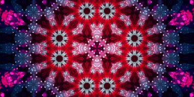 Kusursuz geniş desenler. Sanat dokusu simetriktir