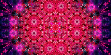 Kusursuz geniş desenler. Sanat dokusu simetriktir