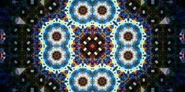 Kusursuz geniş desenler. Sanat dokusu simetriktir