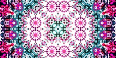 Kusursuz geniş desenler. Sanat dokusu simetriktir