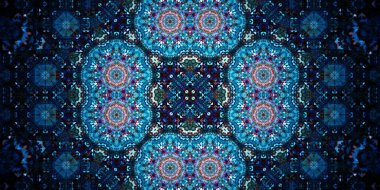 Kusursuz geniş desenler. Sanat dokusu simetriktir