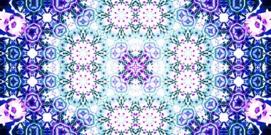 Kusursuz geniş desenler. Sanat dokusu simetriktir