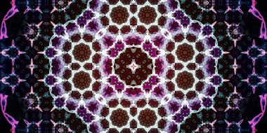 Kusursuz geniş desenler. Sanat dokusu simetriktir