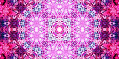 Kusursuz geniş desenler. Sanat dokusu simetriktir