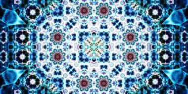 Kusursuz geniş desenler. Sanat dokusu simetriktir