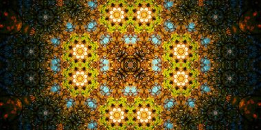 Kusursuz geniş desenler. Sanat dokusu simetriktir