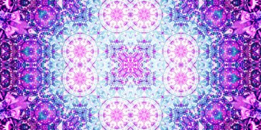 Kusursuz geniş desenler. Sanat dokusu simetriktir