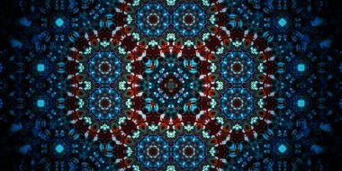 Kusursuz geniş desenler. Sanat dokusu simetriktir