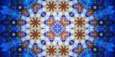 Kusursuz geniş desenler. Sanat dokusu simetriktir