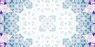 Kusursuz geniş desenler. Sanat dokusu simetriktir