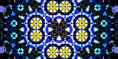 Kusursuz geniş desenler. Sanat dokusu simetriktir