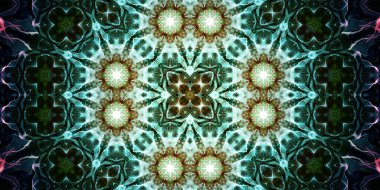 Kusursuz geniş desenler. Sanat dokusu simetriktir