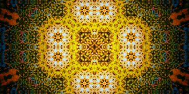 Kusursuz geniş desenler. Sanat dokusu simetriktir