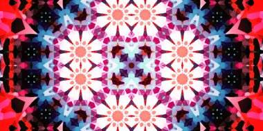 Kusursuz geniş desenler. Sanat dokusu simetriktir