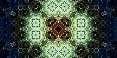 Kusursuz geniş desenler. Sanat dokusu simetriktir