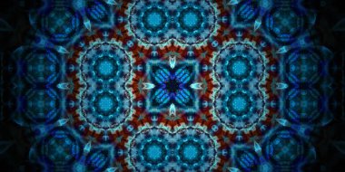 Kusursuz geniş desenler. Sanat dokusu simetriktir