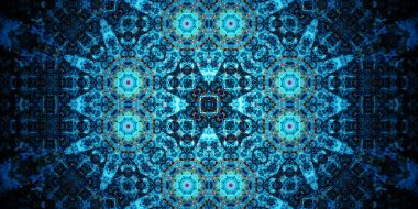 Kusursuz geniş desenler. Sanat dokusu simetriktir