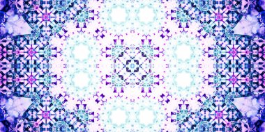 Kusursuz geniş desenler. Sanat dokusu simetriktir