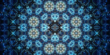 Kusursuz geniş desenler. Sanat dokusu simetriktir