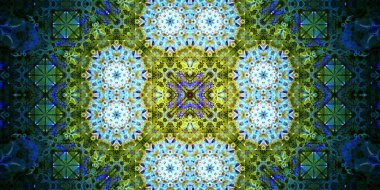 Kusursuz geniş desenler. Sanat dokusu simetriktir