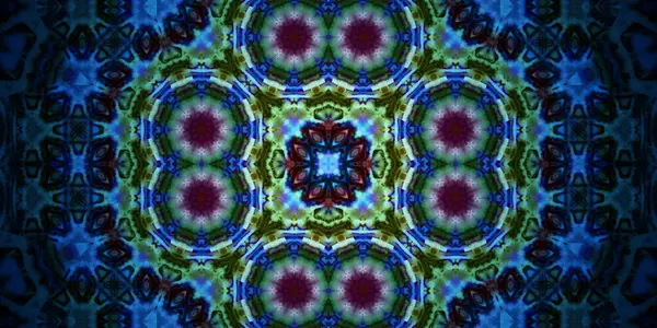 Kusursuz geniş desenler. Sanat dokusu simetriktir