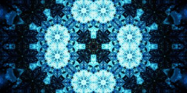 Kusursuz geniş desenler. Sanat dokusu simetriktir