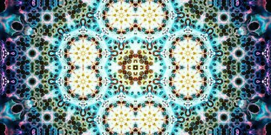 Kusursuz geniş desenler. Sanat dokusu simetriktir