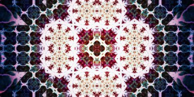 Kusursuz geniş desenler. Sanat dokusu simetriktir