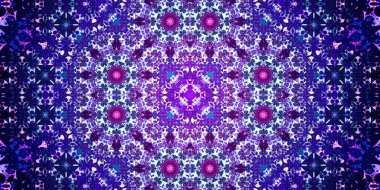 Kusursuz geniş desenler. Sanat dokusu simetriktir