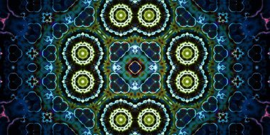 Kusursuz geniş desenler. Sanat dokusu simetriktir