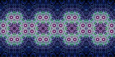 Kusursuz geniş desenler. Sanat dokusu simetriktir